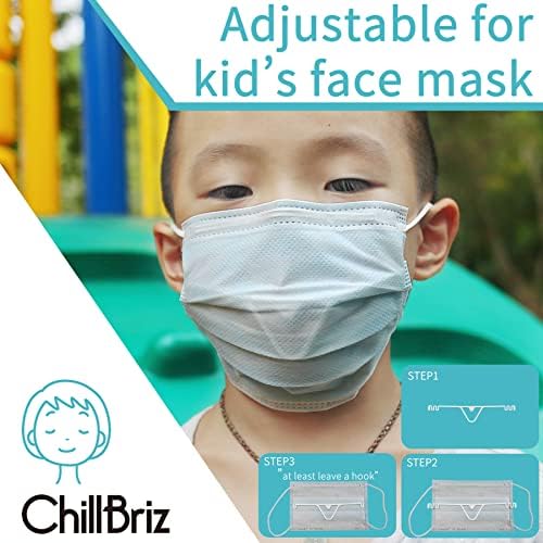 ChillBriz okvir za višekratnu upotrebu za masku za lice sa preklopnim dijelom. Najlakši štit za lice 0,65 g ea. , 10kom / kutija.