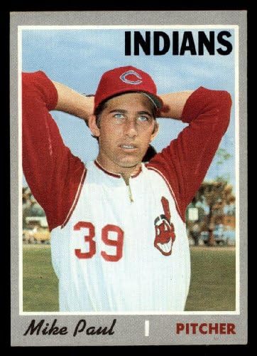 1970. topps 582 Mike Paul Cleveland Indijanci NM / MT Indijanci