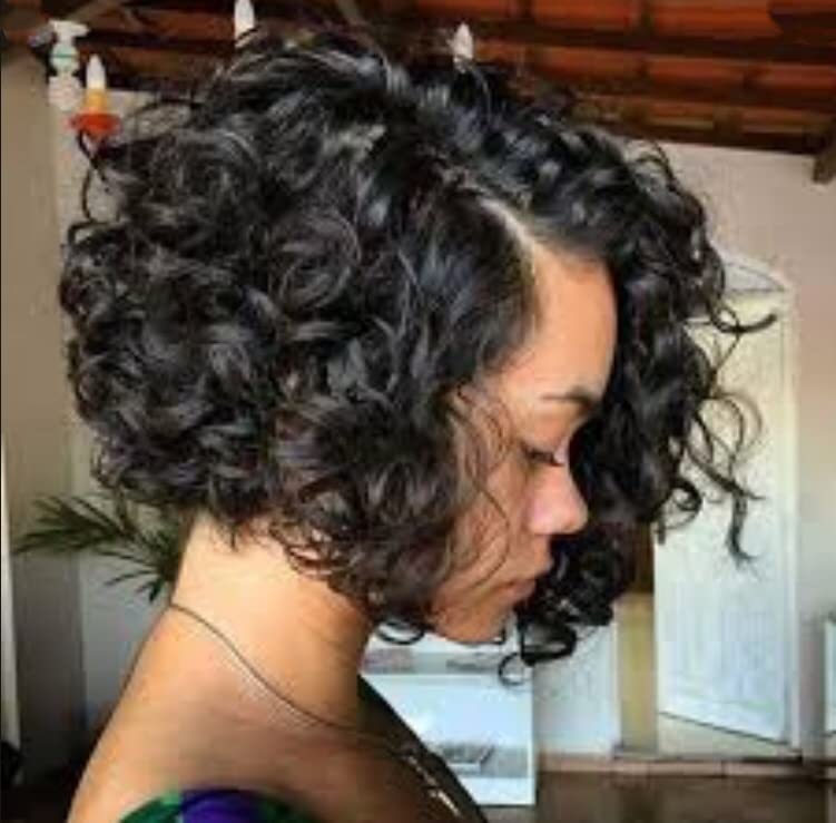 Kovrčava kosa perika sa šiškama velika kovrčava perika za Afroamerikanku mala kovrčava perika za Crnu žensku kosu Bob perika kratke