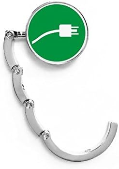 Zeleni utikač kabela za punjenje kabela uzorak uzorak kuka ukrasna kopča ekstenzija sklopiva vješalica