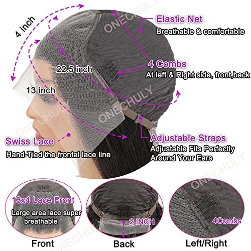 Ravne čipkaste prednje perike ljudska kosa 13x4 HD prozirne čipkaste frontalne perike 180% gustoća ravna ljudska kosa prethodno iščupana