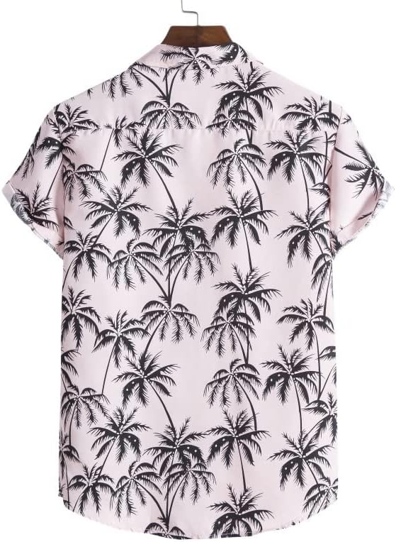 N / A odijelo za odmor muške havajske košulje s kratkim rukavima odštampano casuni majica dolje majica plaža kratke hlače 2 komada