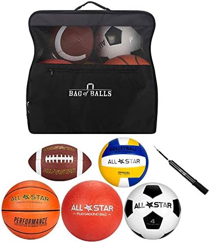 Jednostavna igra sportska i na otvorenom Torba za rekreaciju - Deluxe torba sa fudbalom, nogometnom loptom, košarkama, odbojkom, igralištem,