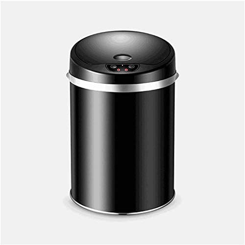 XFGDE Smart indukcijsko kamen za smeće u obliku bubnjeva, kanta za smeće sa poklopcem od nehrđajućeg čelika Kuhinjska kan za smeće