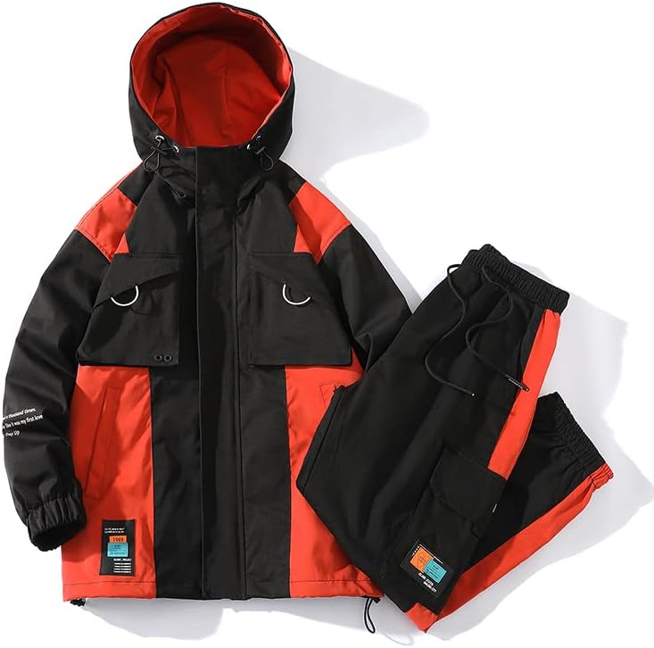 Muška trenerke Proljeće Jesen Muške jakne + hlače 2 kom setovi HIP hop ulični odijelo za patchwork