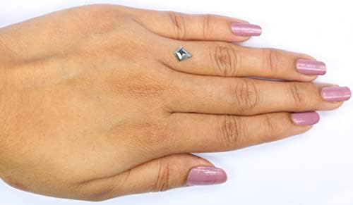 Prirodni kajmond dijamant, sisa i paprika Kite Diamond, prirodni labavi dijamant, Kite Rose Cut Diamond, Kite Cut, 0,67 CT Kite oblik