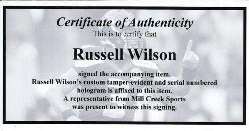 Seattle Seahawks Russell Wilson AUTOGREMENT Akcija Zelena Nike Framed Jersey RW Holo Stock 185764 - Autographirani NFL dresovi