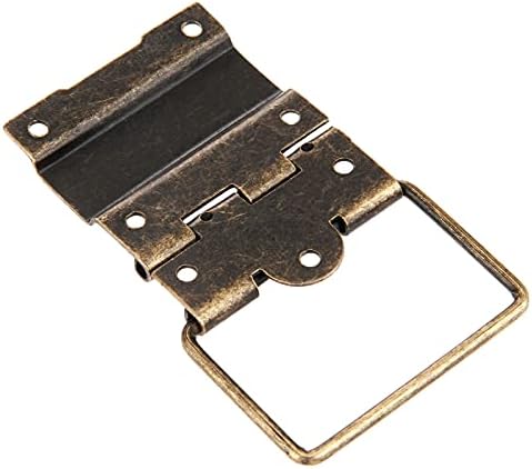 2pcs 52 * 41mm antikni brončani ormar ormar za ormariće šarke za vrata namještaj drveni poklon nakit kutija hardverska oprema