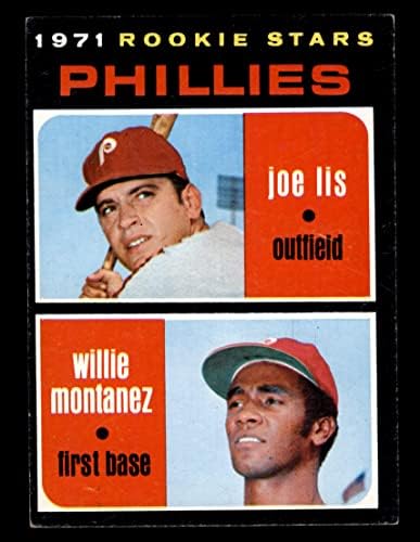 1971 FAPPS 138 Phillies Rookies Willie Montanez / Joe Lis Philadelphia Phillies Ex Phillies