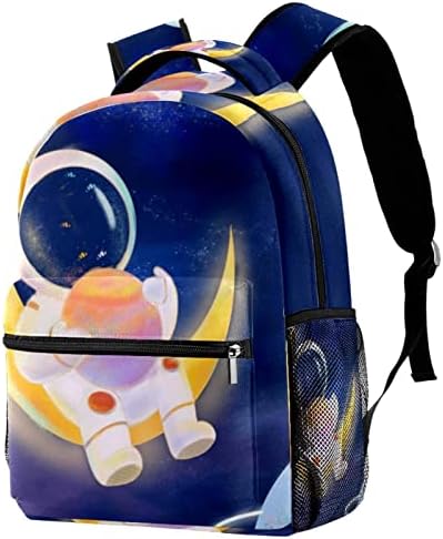 Kapohu bijeli plavi medvjed uzorak casual školskog ruksaka za dječake djevojke laptop torba za putničke torbe za muškarce 11.5x8x16in