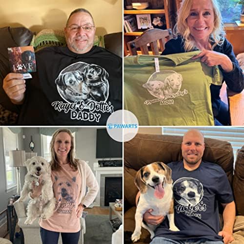 PAWARTS Personalizirana pasa košulja - majice za pse za muškarce i žene prilagođene košulje za pse