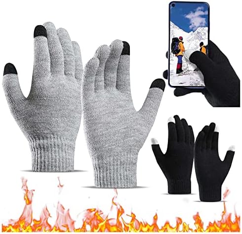 Ximin Unisex tople rukavice zimske fleke debele ekran pletene rukavice za biciklizam na otvorenom SPORTSKE STROKE