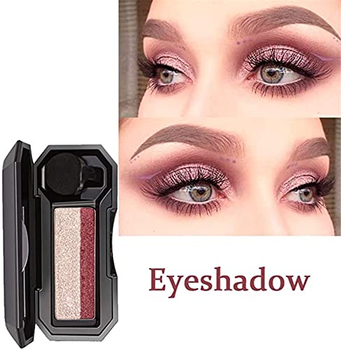 Sjajne palete za posvjetljivanje očiju Fleksibilno sjenilo za oči dvobojne sjene šminke Lazy Eye trajne puderaste palete za šminkanje