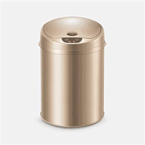 WENLII pametna indukciona kanta za smeće automatska kanta za smeće u obliku bubnja sa poklopcem kanta za smeće od nerđajućeg čelika