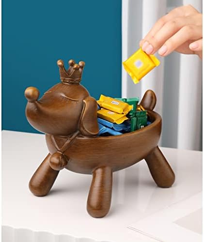 Kamwd Kreativnost Slatka štenadska figurica Kipu Dekorativna posuda za ulaz za kavu stola nakit za odlaganje posuđa za odlaganje posuđa