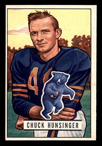 1951 Bowman 123 Chuck Hunsinger Chicago Bears Ex Bears Florida