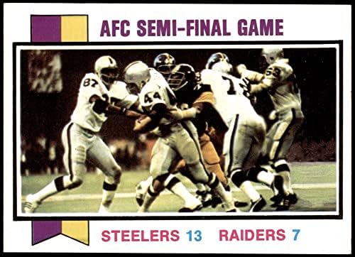 1973 FAPPS 134 AFC polufinale Pittsburgh / Oakland Steelers / Raiders NM / MT Steelers / Raiders