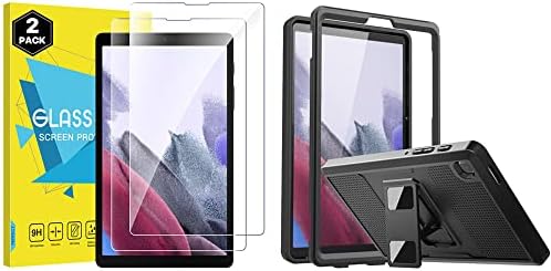 Moko zaštitnik ekrana kompatibilan sa Samsung Galaxy Tab A7 Lite 8,7-inčnim kućištem za 2021. godinu [protiv ogrebotina] okrugli rub 9h tvrdoća Ultra Clear Film od kaljenog stakla, clear