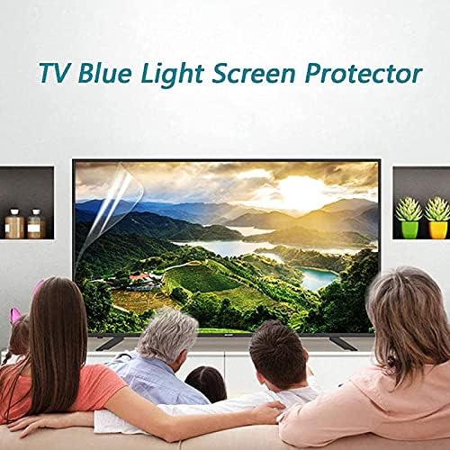Wzglod Anti Glare TV Zaštita ekrana za 55 inča, unutarnji & Vanjski Anti plavo svjetlo TV Anti UV ekran mat Film anti-zračenja stopa do 90%, 551211 * 682