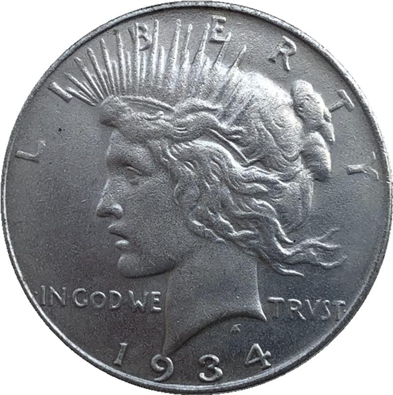 1934-P Američki novčići mesingani srebrni antički zanatski sakupljač kolekcija
