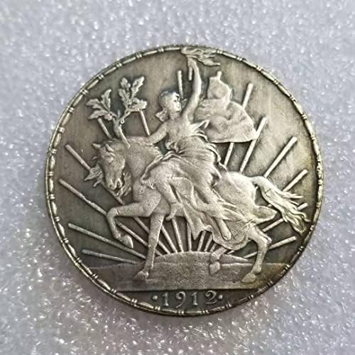Starinski zanati 1912. meksički 1 peso štampani komemorativni novčić 1329