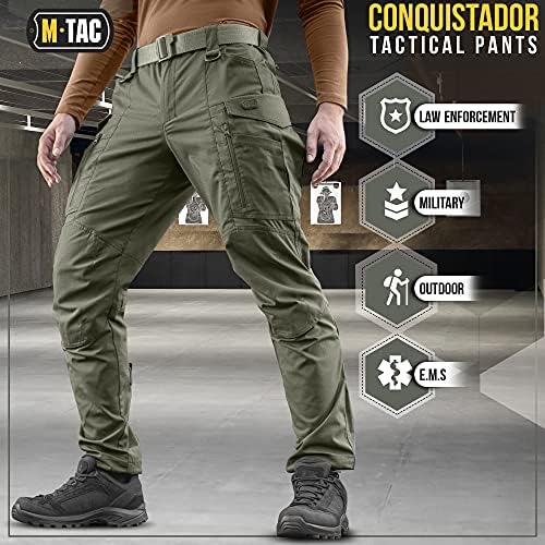 M-TAC Conquistador Flex Tactical Hlače - Vojne muške teretne hlače sa džepovima
