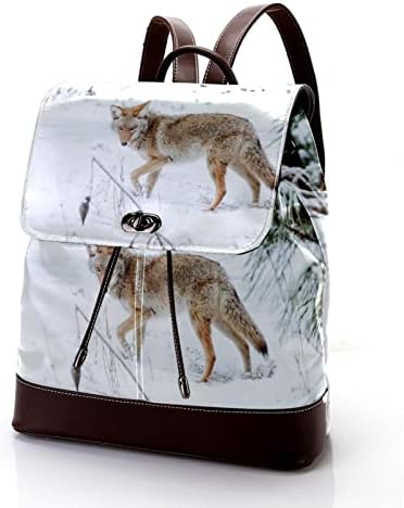 VBFOFBV ruksak za laptop, elegantan putni ruksak casual paketa na ramenu za muškarce, žene, životinjski zimski vuk