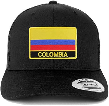Trendy Odjeća za patch zastava Kolumbija Retro kamionska mreža