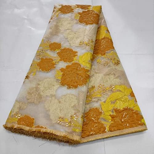 Pumcraft najnoviji crveni Zlatni brokat žakard čipkasta tkanina francuski til čipkasta tkanina Afrička Nigerija čipkasta tkanina za