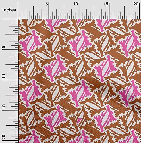 oneOone Cotton Poplin Brown Fabric Abstracts quilting Supplies Print Sewing Fabric by the Yard širine 56 inča-7612