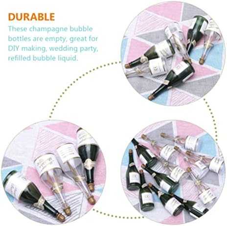 Ipetboom za svadbene starstry isporuke 20pcs Mini šampanjca BUBBLE Wedding Bubble Boces Mini Bubble Solution Spremnici za mladenke