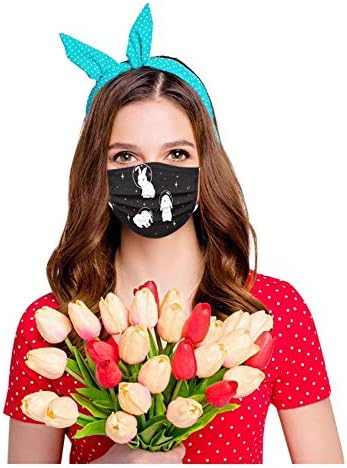 Uskršnja jednokratna Face_masks za odrasle i djecu jaja slatka zec 3-slojna Papirna Maska prozračna maska za lice za žene i muškarce