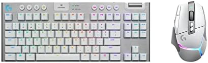 Logitech G502 X Plus LightSpeed ​​bežični igrački miš + G915 TKL Mehanički igrački paket tastature - bijeli