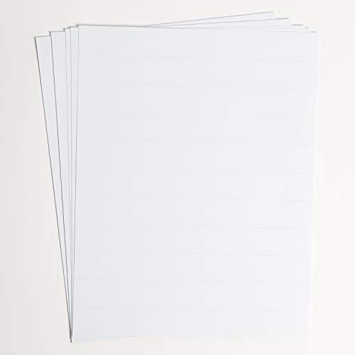 Držač Magnetnih Kartica Marke U Papirni Umetak Za Punjenje, Podatkovne Kartice, 3 X 1,75, Bijela, 10 Pakovanja