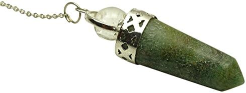 Harmonize Green Jade Bullet Pendulum dowering početnik Energy Generator Reiki Izlječenje kristala
