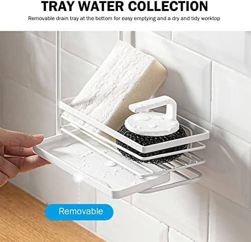Cakina stalak za sušenje jela preko sudopere za pranje posuđa odvod odvod za odvod spremnika Kuhinja zidna montirana multi funkcionalni