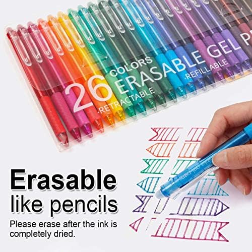 Vanstek 26 boja Olovke za izbrisav gel + 26 boja za izbrisav gel olovke