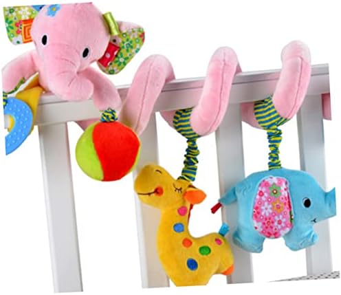 Toyvian Baby Plish igračke za bebe punjene životinje za novorođenčad ružičaste bebe igračke kolica igračke za dječje krevetiće lutke