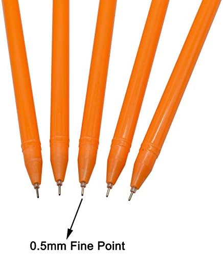 Maydahui 30pcs Smiješan oblik bundeve Rollerball olovka Slatka kawaii olovke crne gel masti za masti za uredsku školu Halloween