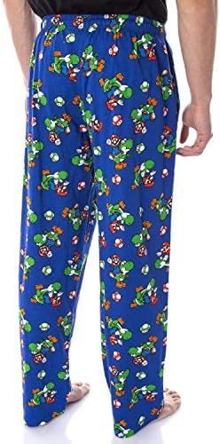 Sedam puta šest Nintendo Muški Mario i Yoshi Pokretanje pamučnih pasta pa pajama