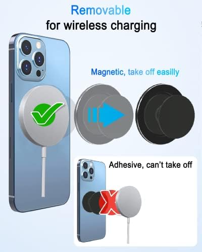 Magnetna Osnovna ploča kompatibilna sa Magsafeom za iPhone 12 13 14 Pro/Max/Mini, uklonjivo bežično punjenje kompatibilno za sklopivi