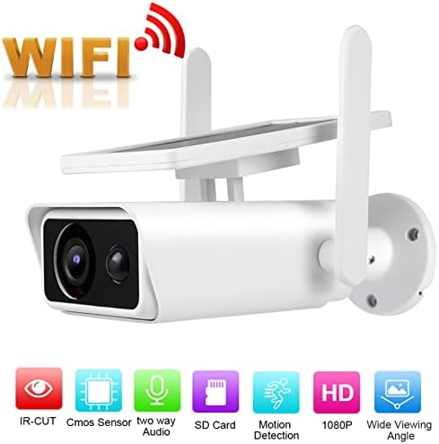 FYDUN CCTV nadzorna kamera 1080p, sigurnosna kamera Domi Sigurnost Cull Color Night Vision Cam sa 22 svetla 100-240V Bežični WiFi