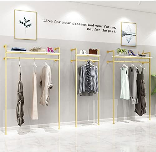 Wfderan moderna prodavnica odjeće četvrtasta cijev stalak za odjeću,1-slojna zidna torba za odlaganje obuća viseće police,stalci za