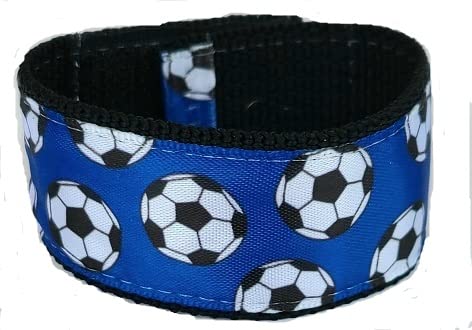 Scrunchies za fudbalske rukave Kraljevsko plava, od originalnog američkog pronalazača, držači za fudbalske rukave plavi, strapsS za