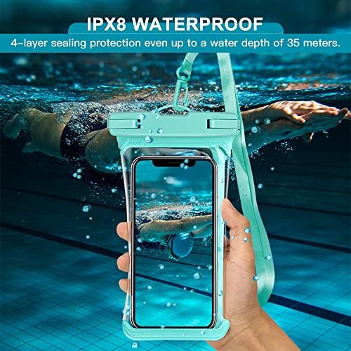 XIXIAN vodootporna torbica za telefon IPX8 vodootporna TPU torba za telefon sa vezicom za sportove na otvorenom na vodi kajakom za