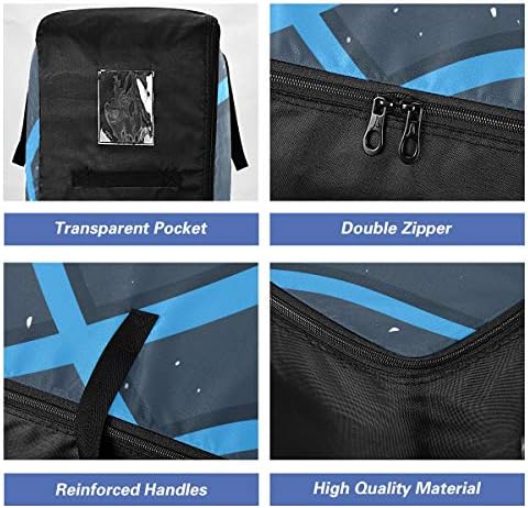 N / A ugaonu torba za pohranu velikog kapaciteta - košarkaški prekrivač odjeća Organizator Organizator koji se može pratiti po patentnim