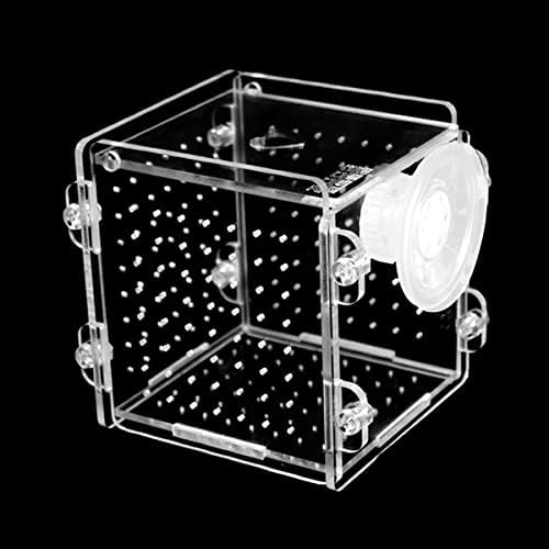 Sh-RuiDu kutija za uzgoj ribe akrilna izolacijska kutija sa usisnom čašom inkubator za mrijestilište akvarijskih riba