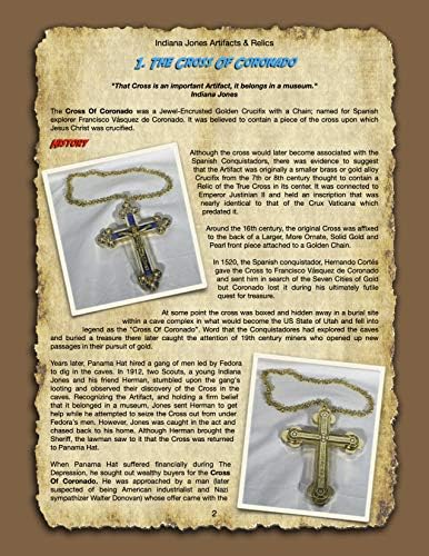 Indiana Jones artefakt i Relic Book & kratak, u punoj boji Plus dva besplatno povezane mape