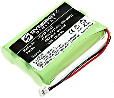 SDCP-H302 - NI-MH, 3,6 V, 750 mAh, ultra Hi-kapacitet baterija - zamjenska baterija za bateriju bez iveren bt-930