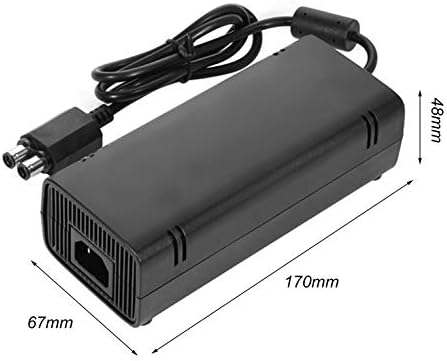 Kiminors Mini zapečaćeni AC Adapter za napajanje za Xbox 360 Slim sa kablom za punjenje 135W univerzalni 110-220V Široki napon niska
